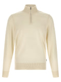 Hugo Boss Beige Virgin Wool Cardigan