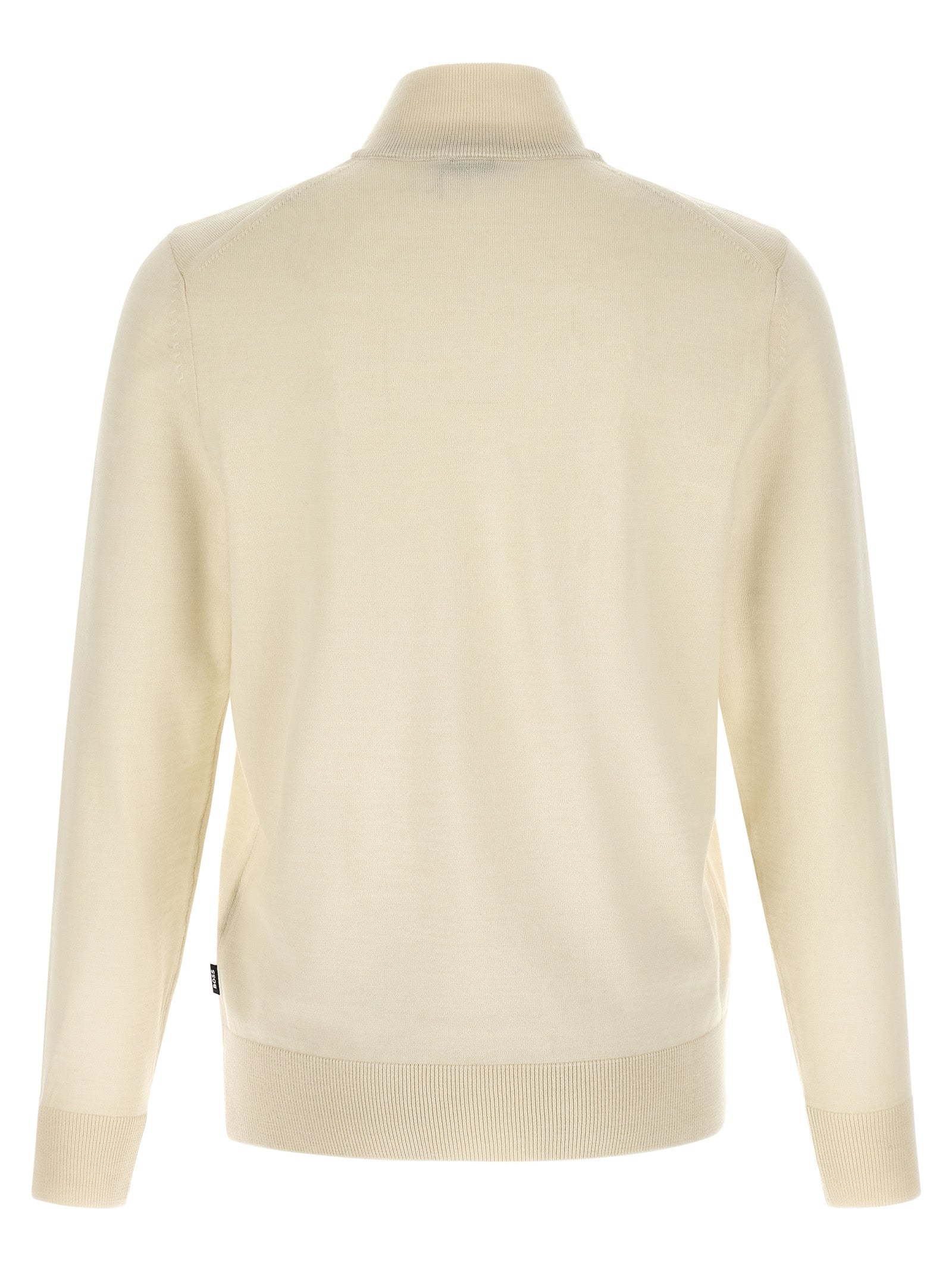 Hugo Boss Beige Virgin Wool Cardigan