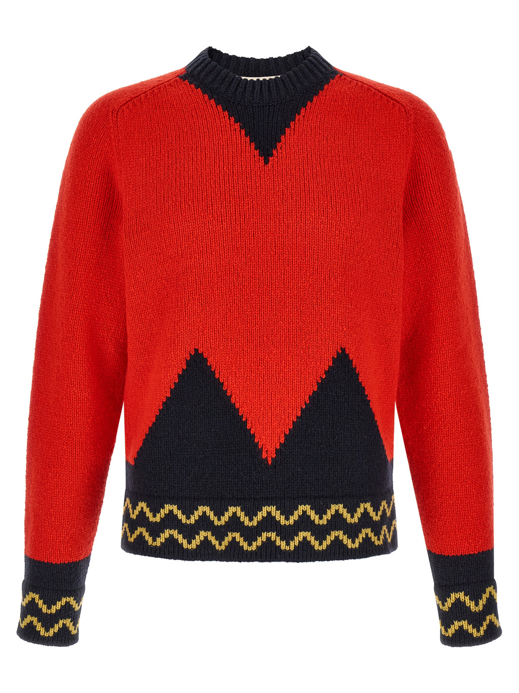 Marni Red Wool Cardigan