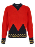 Marni Red Wool Cardigan