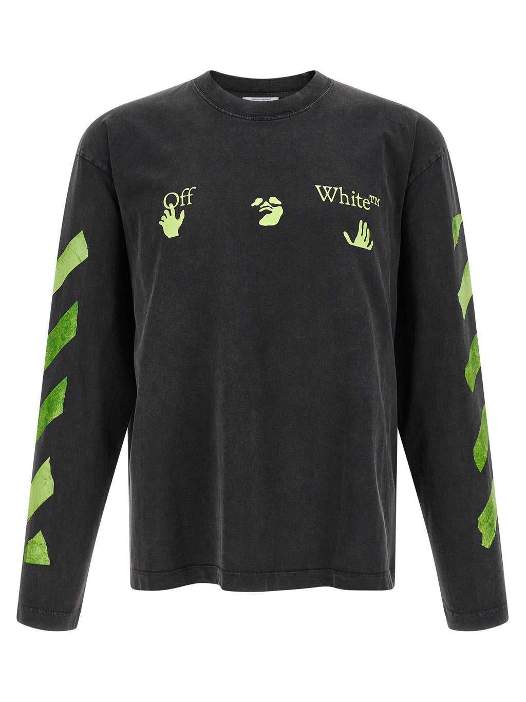 Off-White Black Cotton T-Shirt