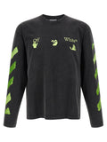 Off-White Black Cotton T-Shirt