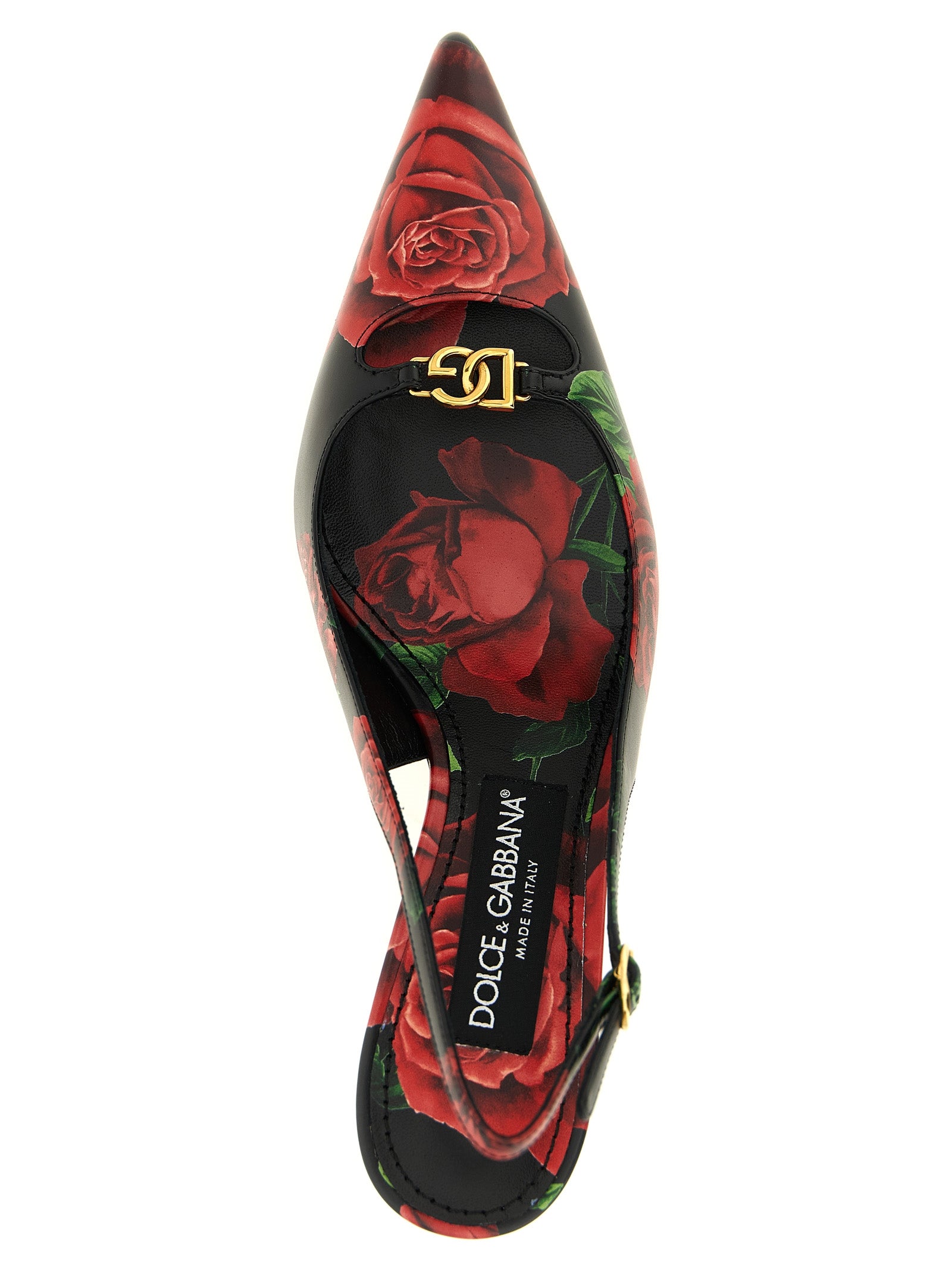 Dolce & Gabbana Multicolor Calfskin Mid Heel Pumps