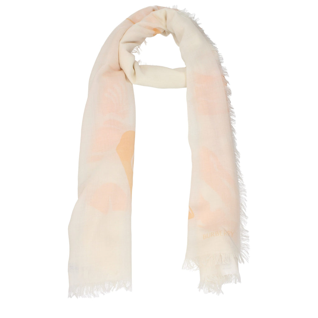 Burberry Beige Wool Scarf
