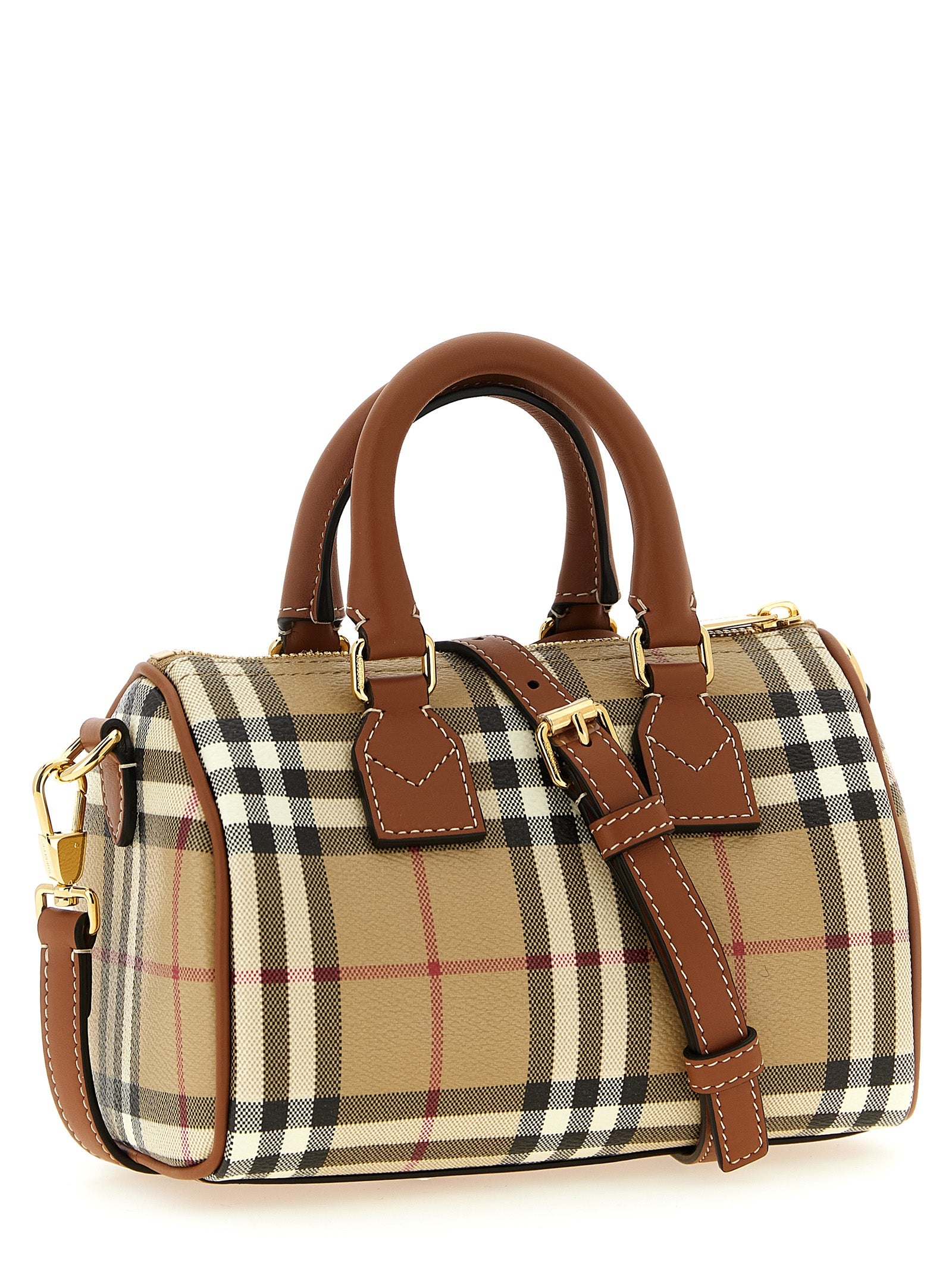 Burberry Beige Cotton Handbag