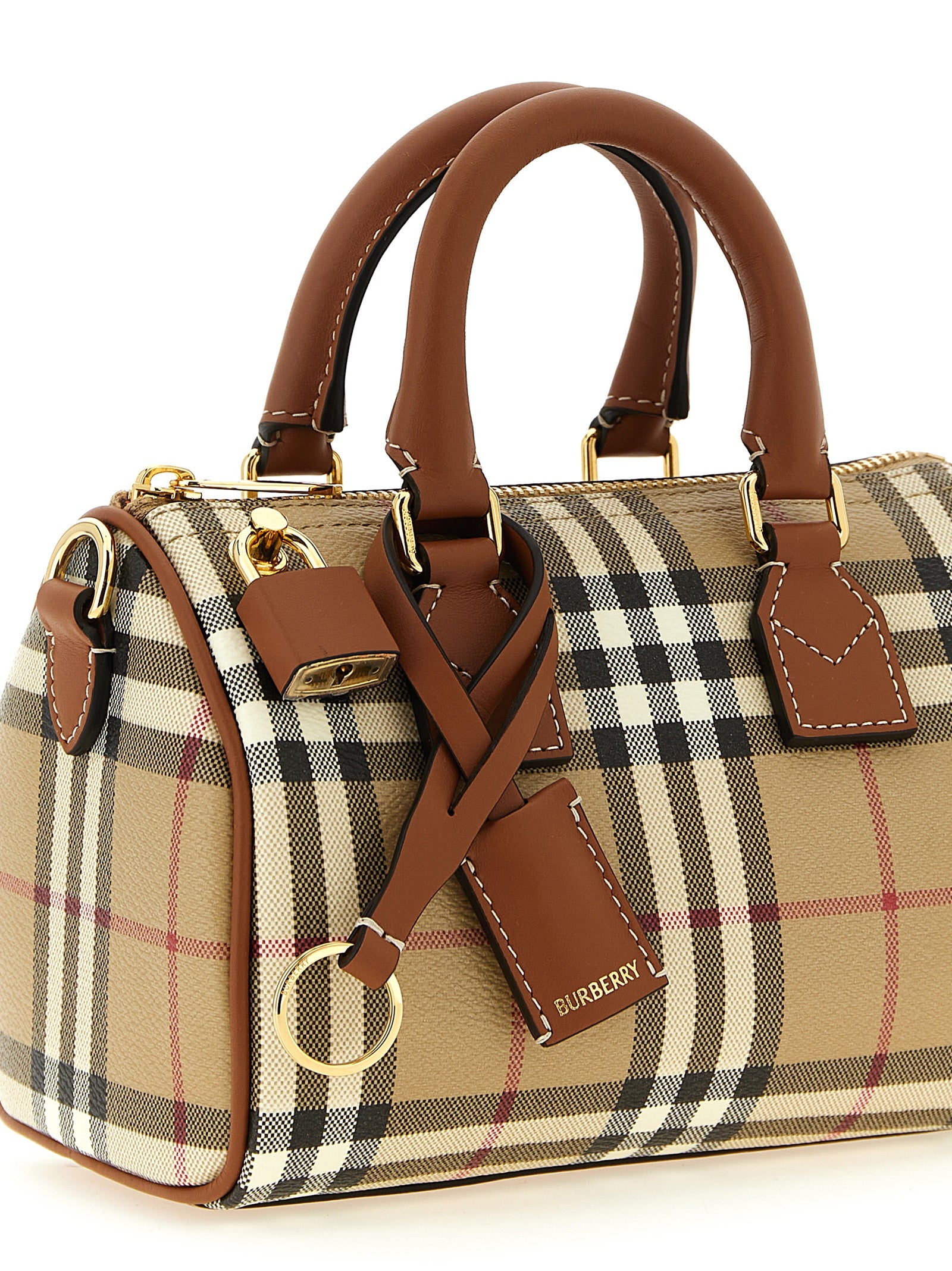 Burberry Beige Cotton Handbag