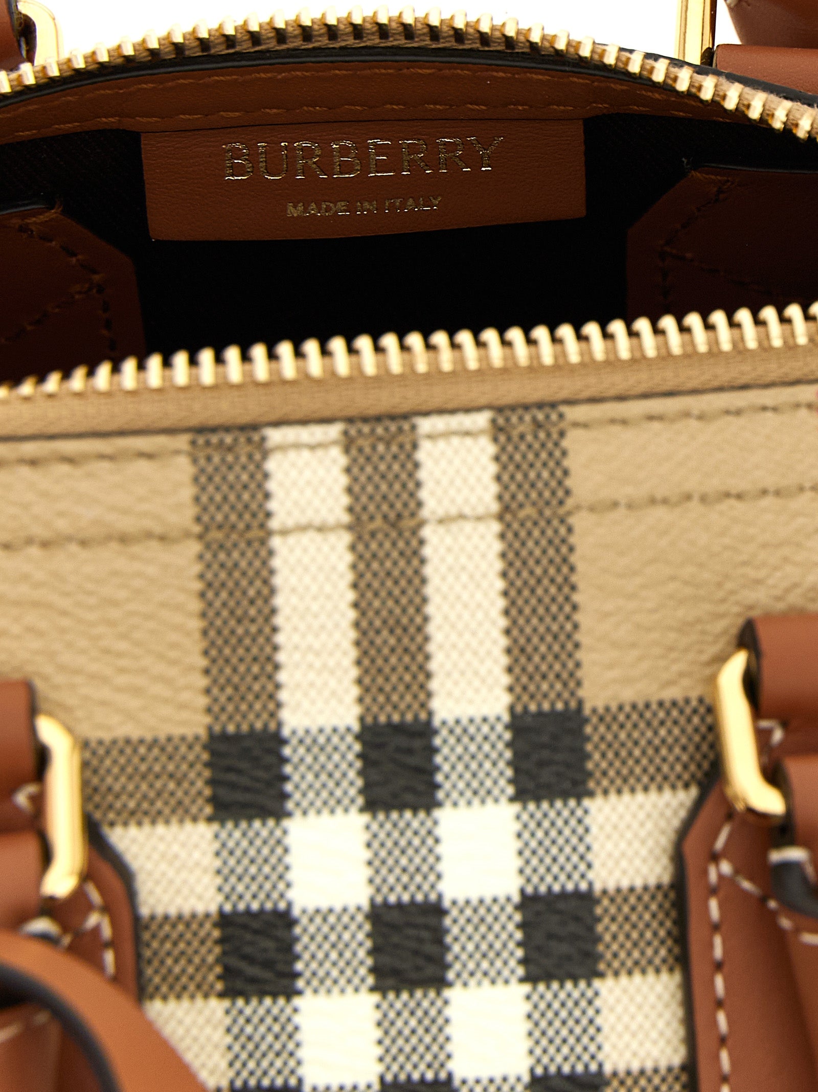 Burberry Beige Cotton Handbag
