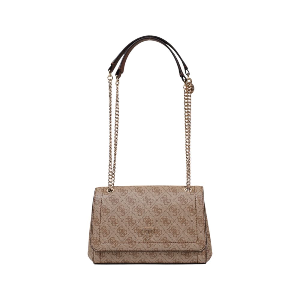 Guess Brown Polyethylene Handbag