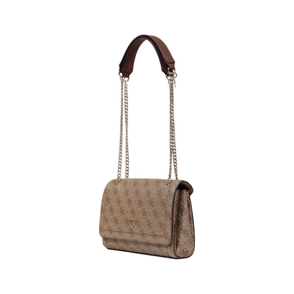 Guess Brown Polyethylene Handbag