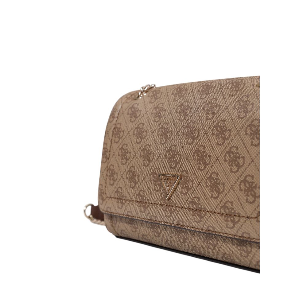 Guess Brown Polyethylene Handbag