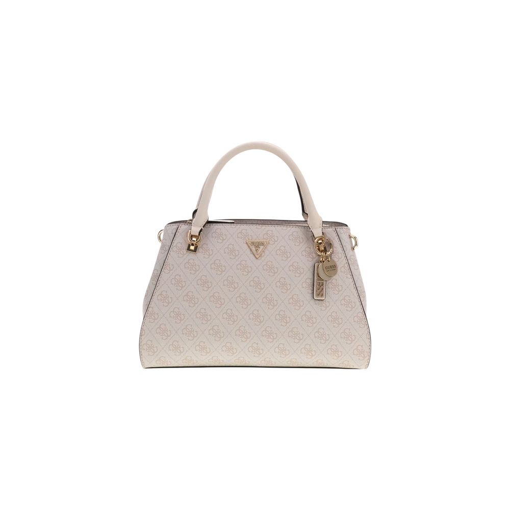 Guess White Polyethylene Handbag