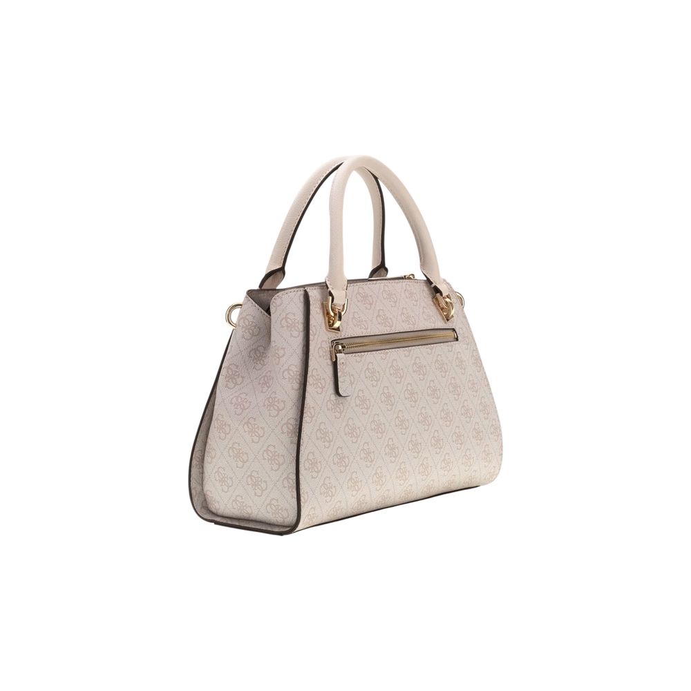 Guess White Polyethylene Handbag