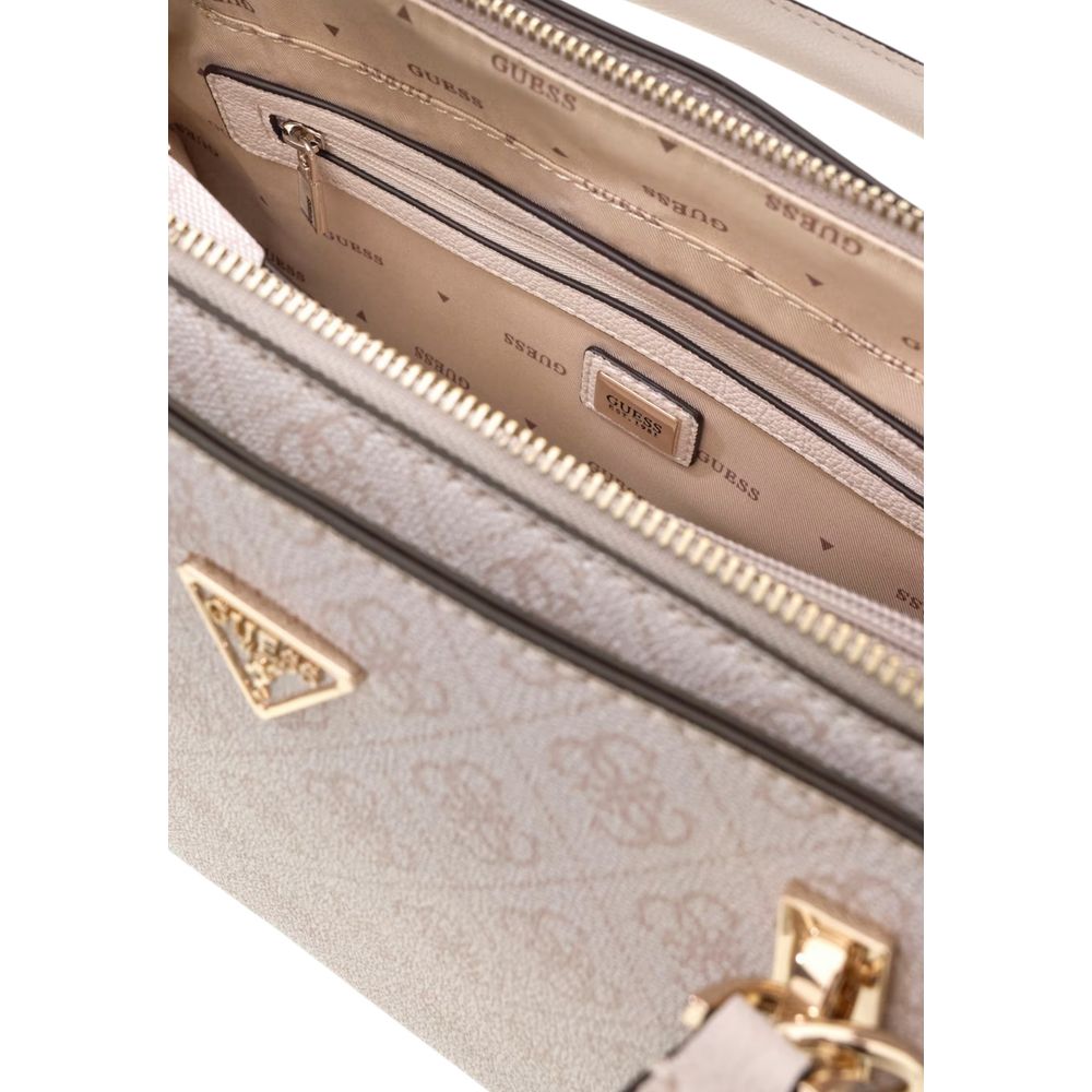 Guess White Polyethylene Handbag