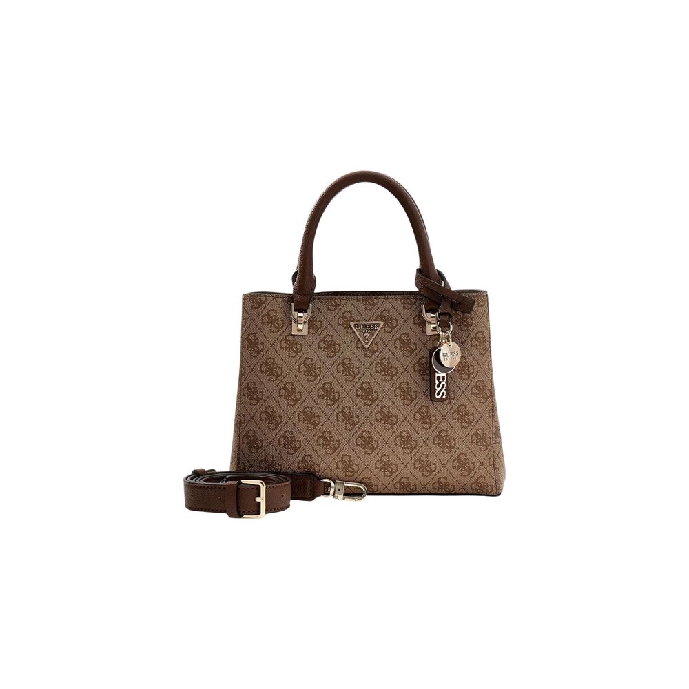 Guess Brown Polyethylene Handbag