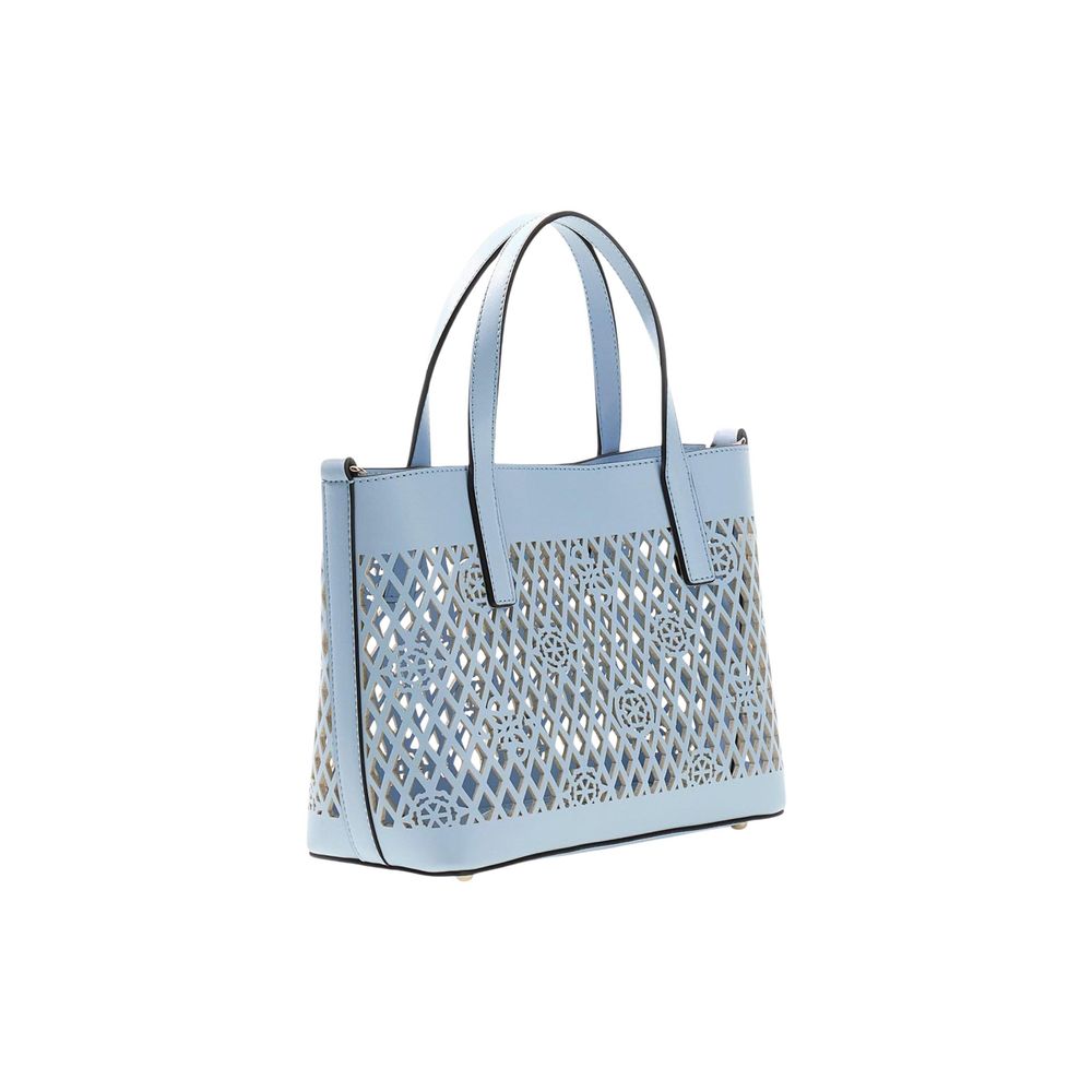 Guess Blue Polyethylene Handbag