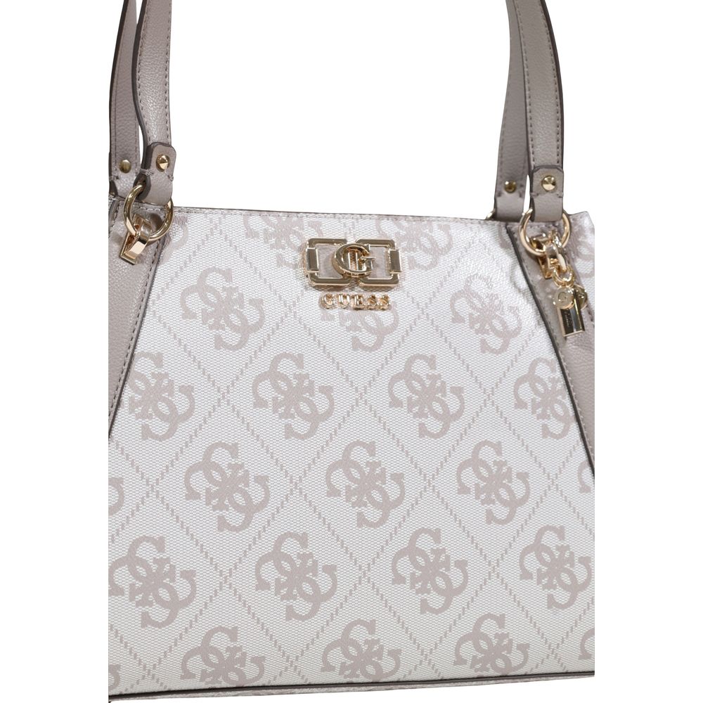 Guess Beige Polyethylene Handbag