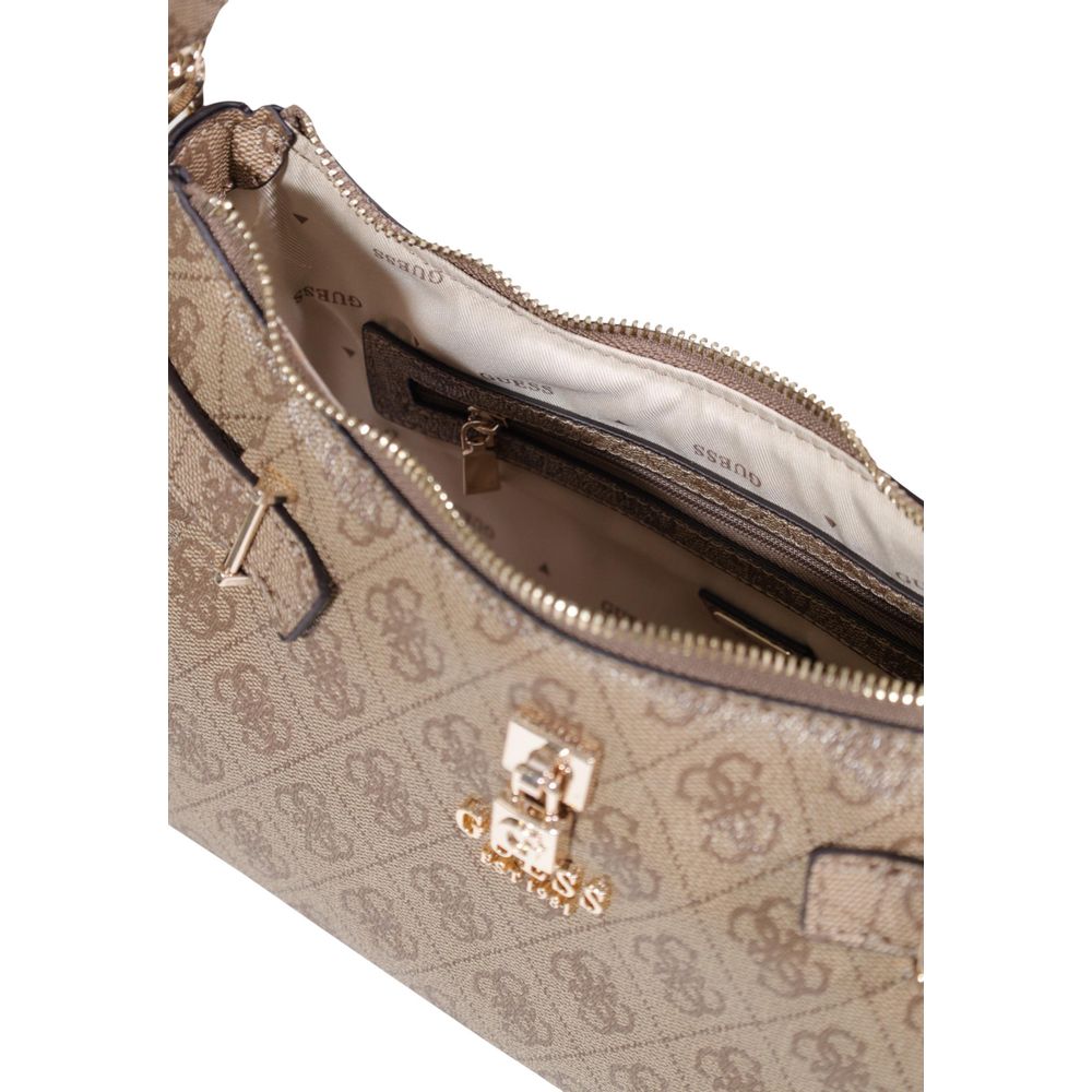 Guess Beige Polyethylene Handbag