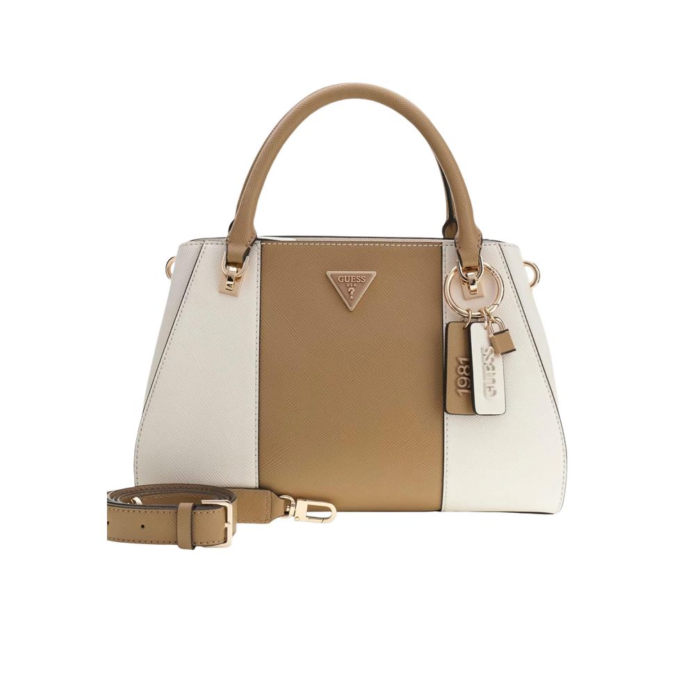 Guess Beige Polyethylene Handbag