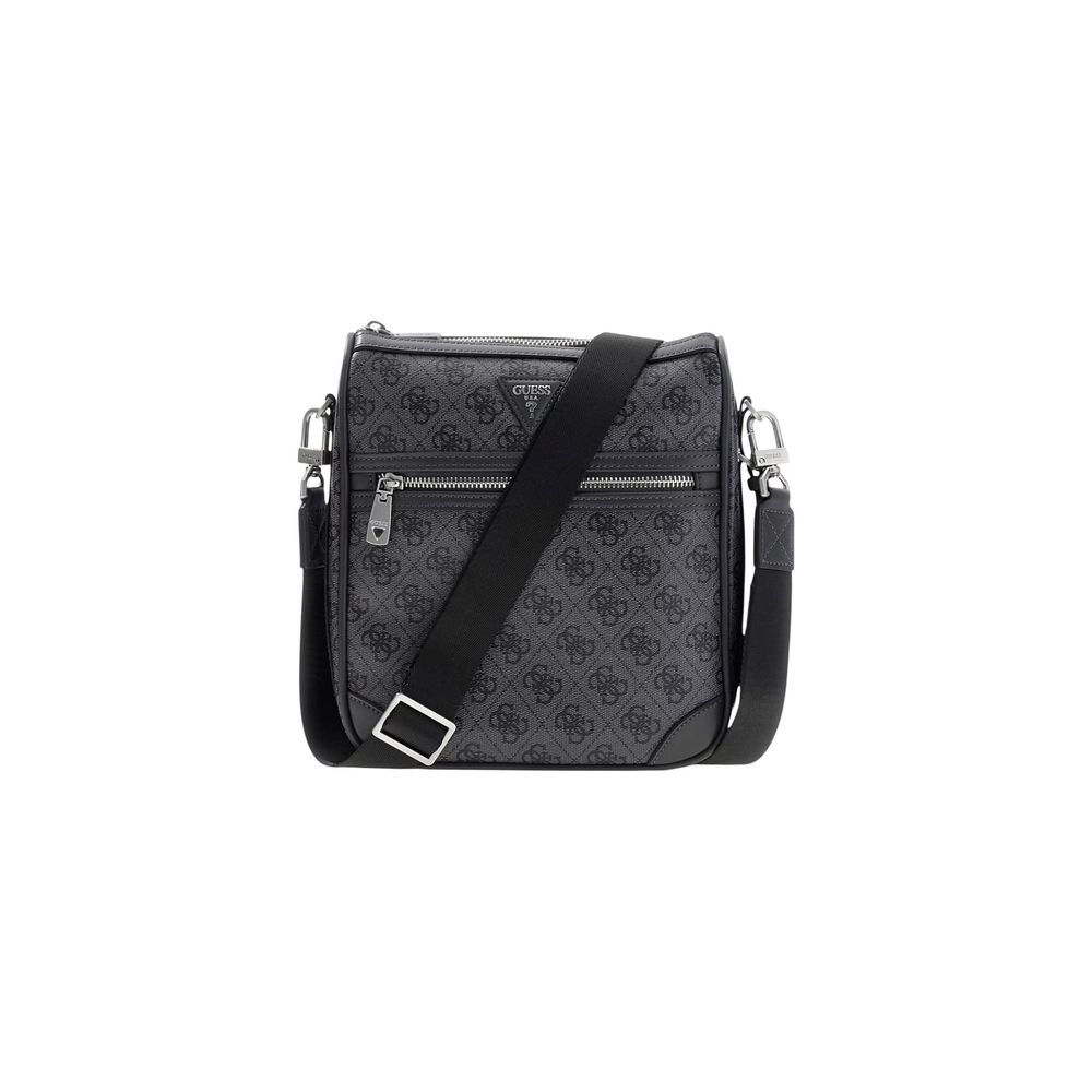Guess Gray Polyethylene Messenger Bag