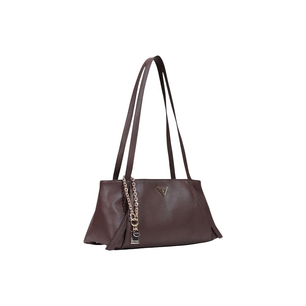 Guess Brown Polyethylene Handbag