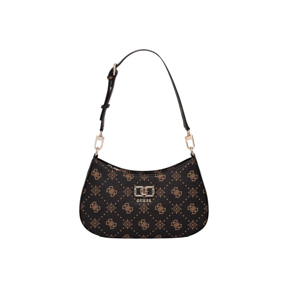 Guess Brown Polyethylene Handbag