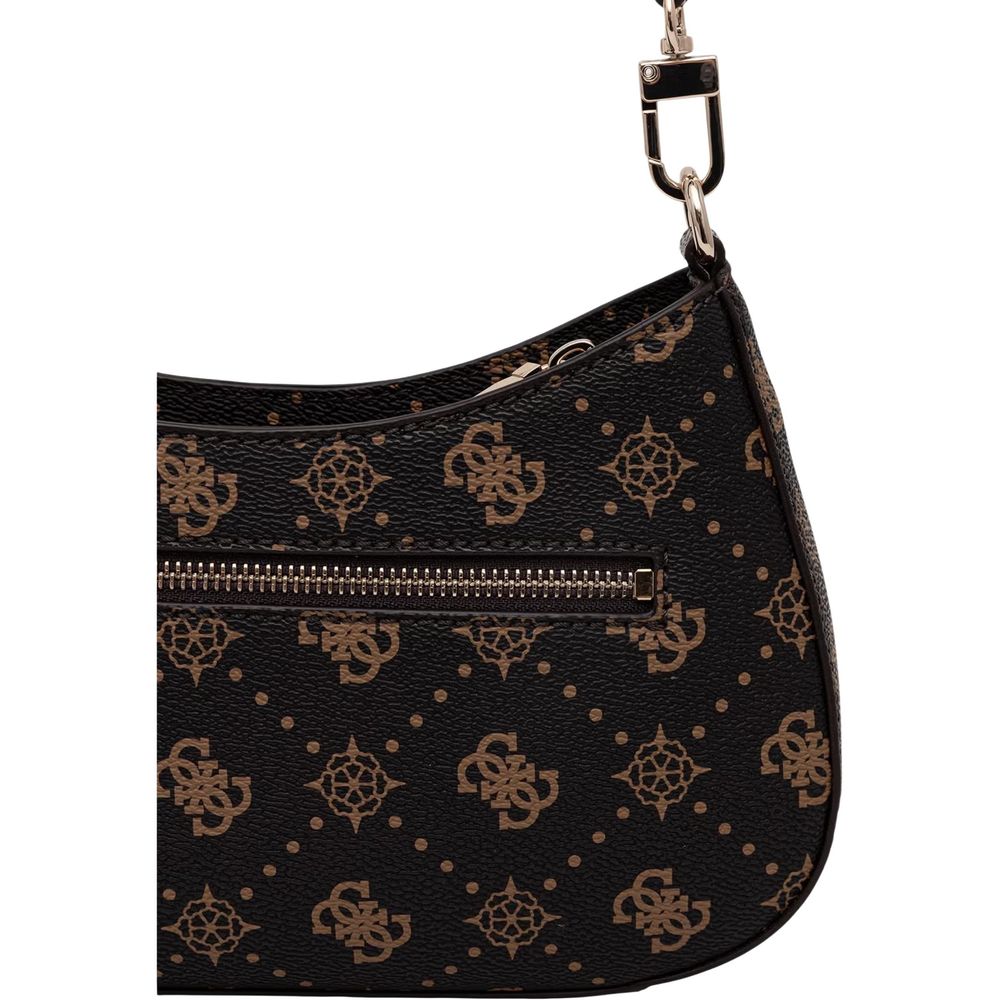 Guess Brown Polyethylene Handbag