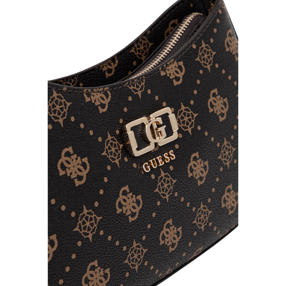 Guess Brown Polyethylene Handbag