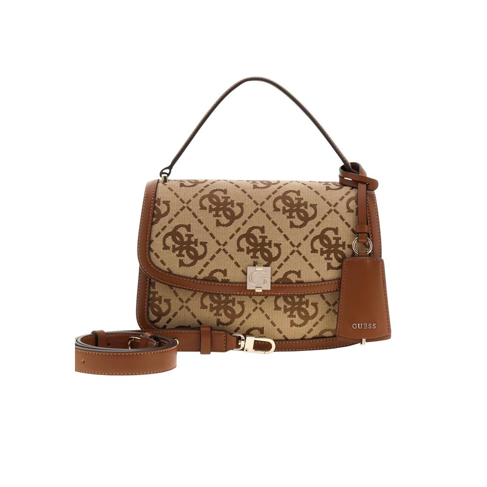 Guess White Polyester Handbag