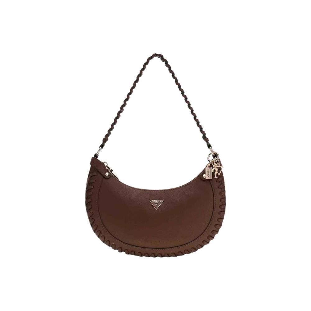 Guess Brown Polyethylene Handbag