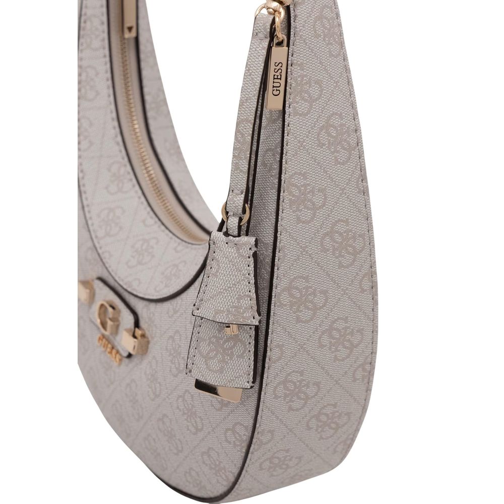 Guess White Polyethylene Handbag