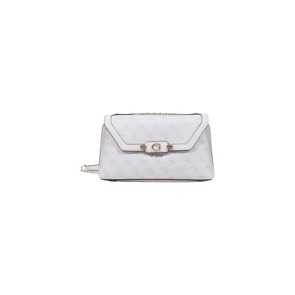 Guess White Polyethylene Handbag