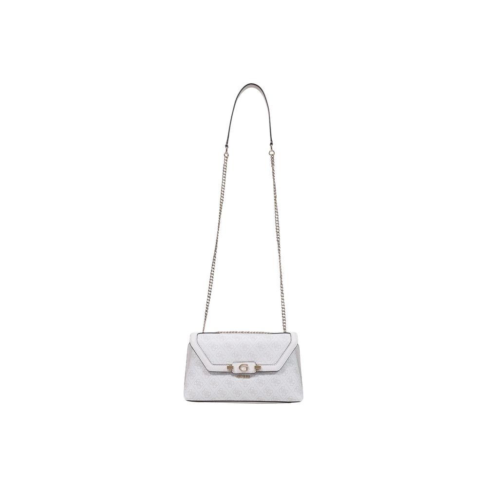 Guess White Polyethylene Handbag