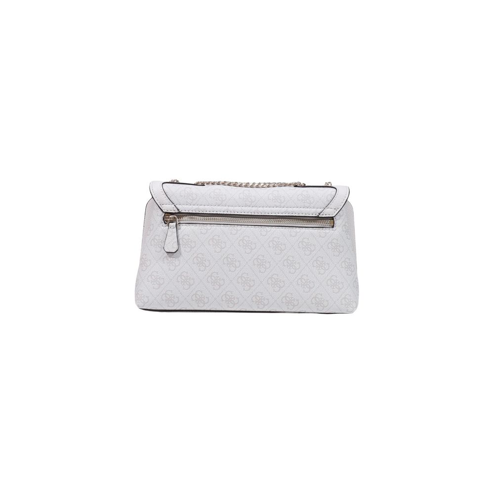 Guess White Polyethylene Handbag