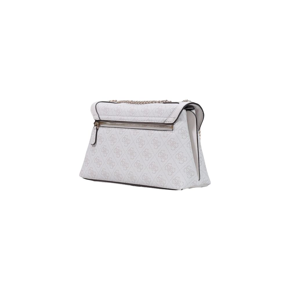 Guess White Polyethylene Handbag