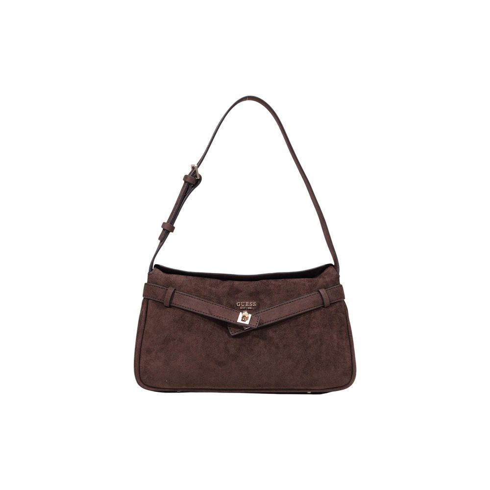 Guess Brown Polyester Handbag