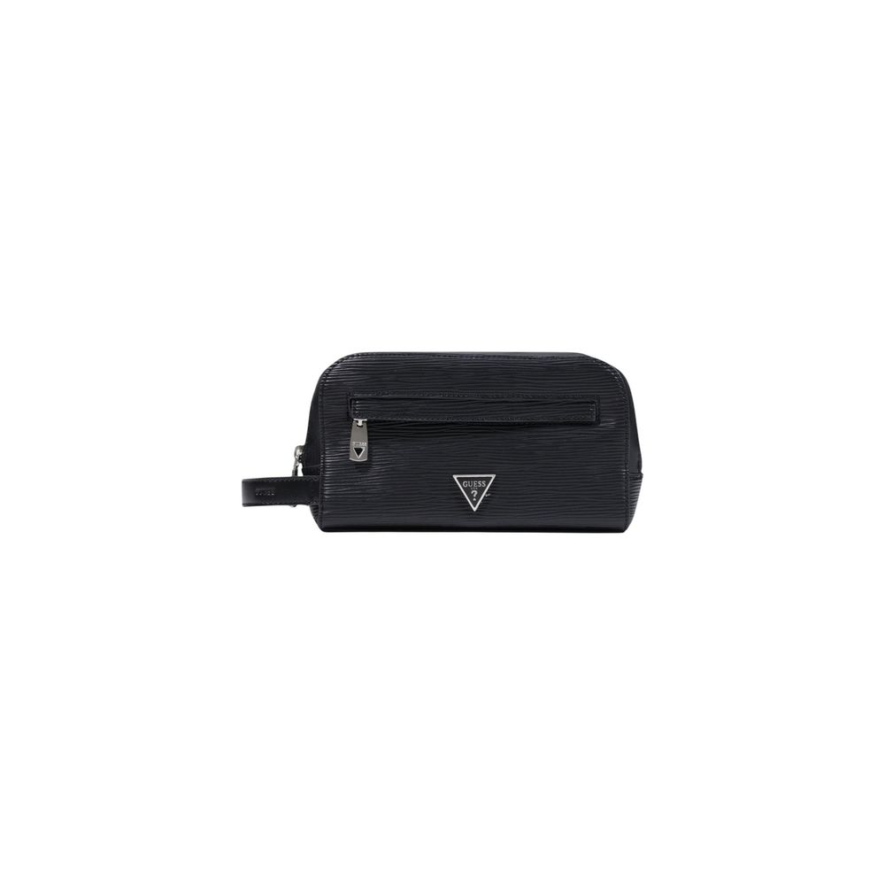 Guess Black Polyethylene Clutch Bag