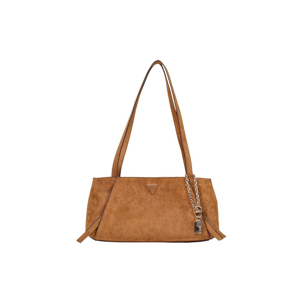 Guess Brown Polyester Handbag