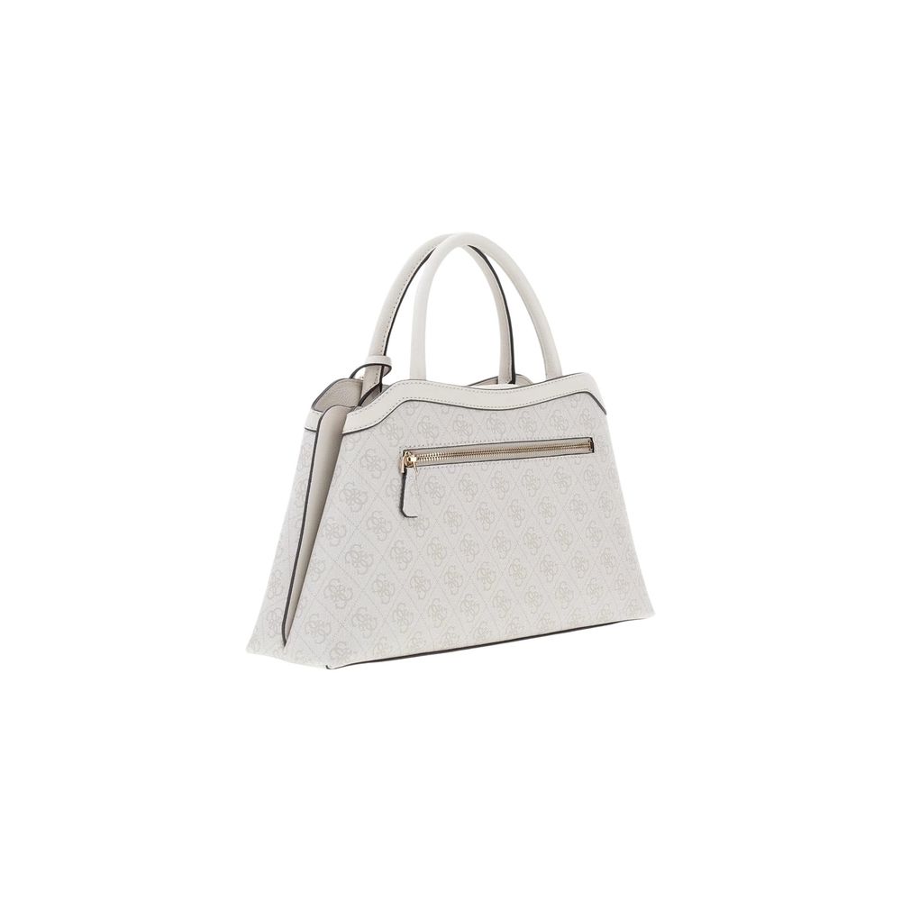 Guess White Polyethylene Handbag