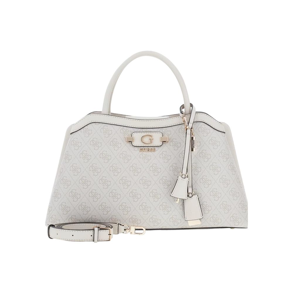 Guess White Polyethylene Handbag