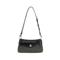 Vivienne Westwood Black Calf Leather Bos Taurus Shoulder Bag