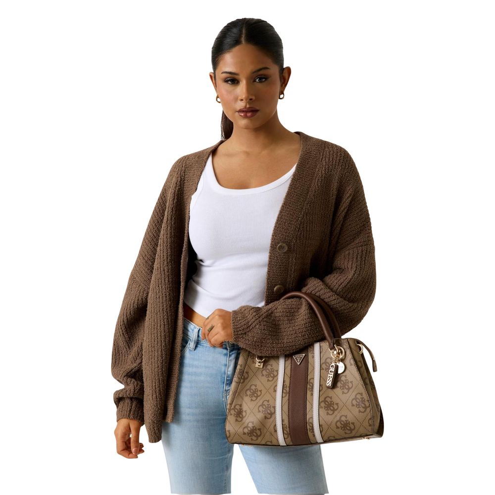 Guess Bicolor Polyethylene Handbag