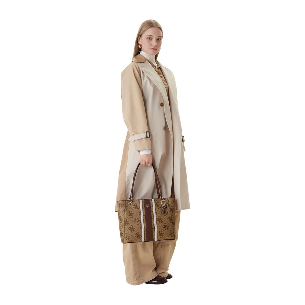 Guess Bicolor Polyethylene Handbag
