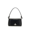 Vivienne Westwood Black Calf Leather Bos Taurus Shoulder Bag