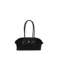 Vivienne Westwood Black Calf Leather Bos Taurus Shoulder Bag