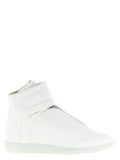 Maison Margiela White Calfskin High Top Sneakers