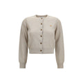 Maison Kitsuné Beige Cotton Cardigan