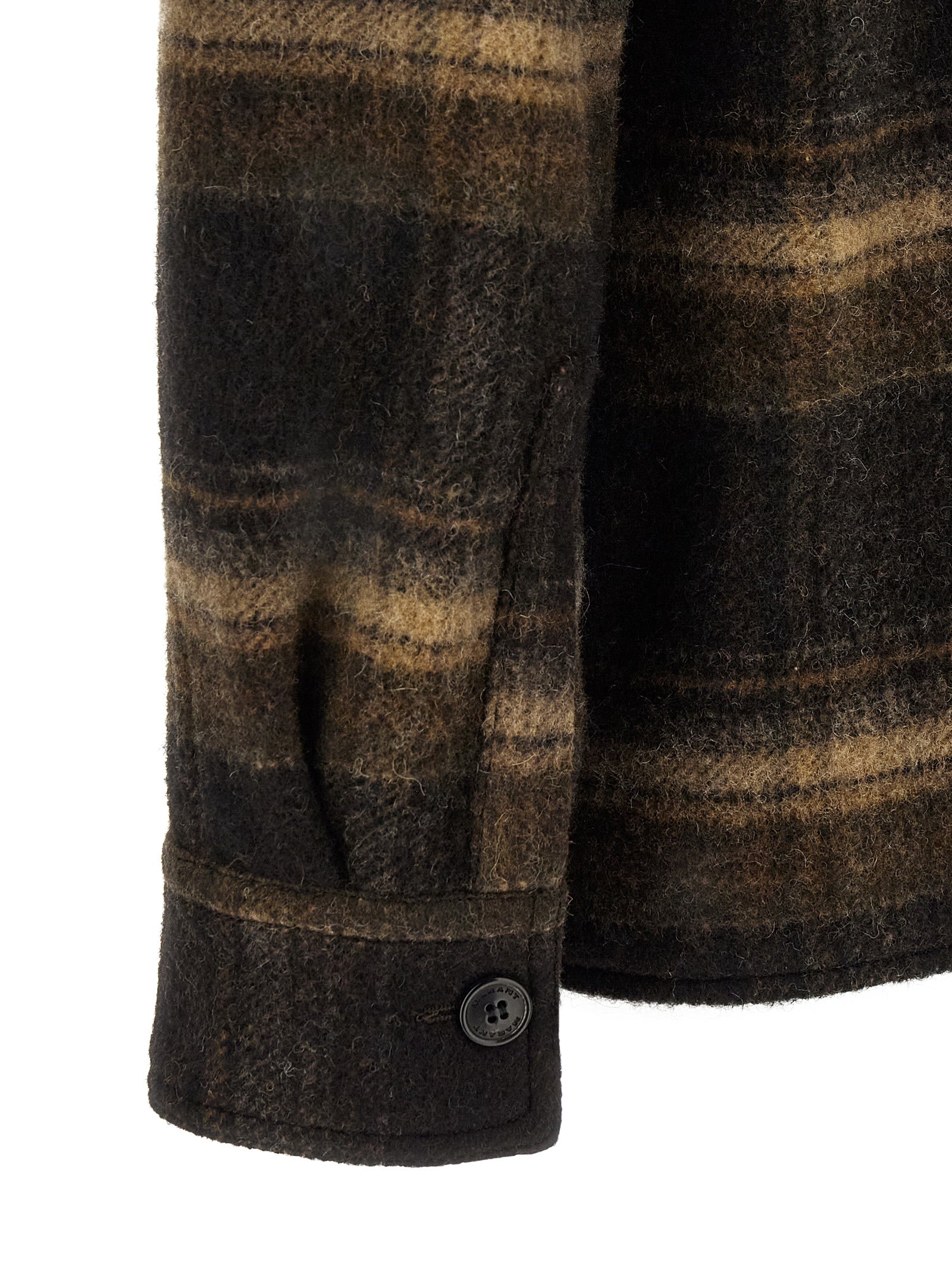Isabel Marant Brown Wool Full-Length Jacket