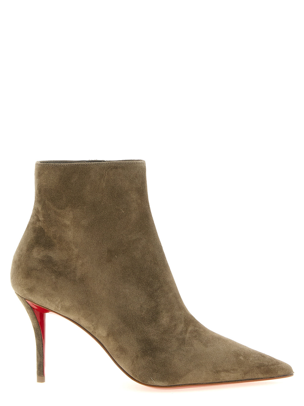 Christian Louboutin Beige Calfskin Ankle Boots