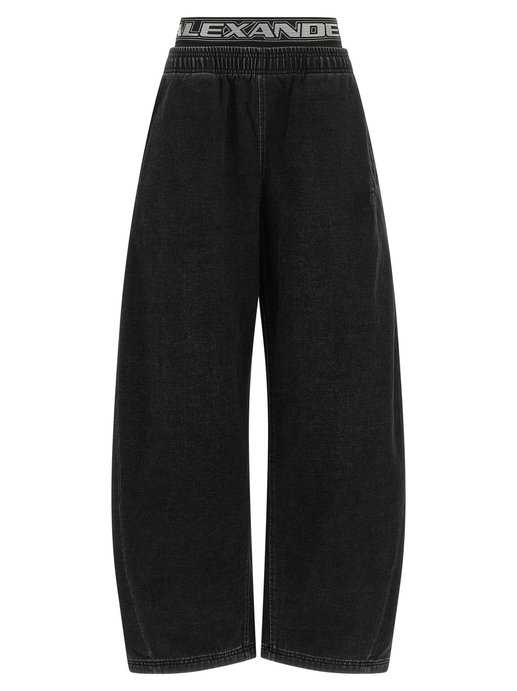 Alexander Wang Black Cotton Relaxed Fit Jeans