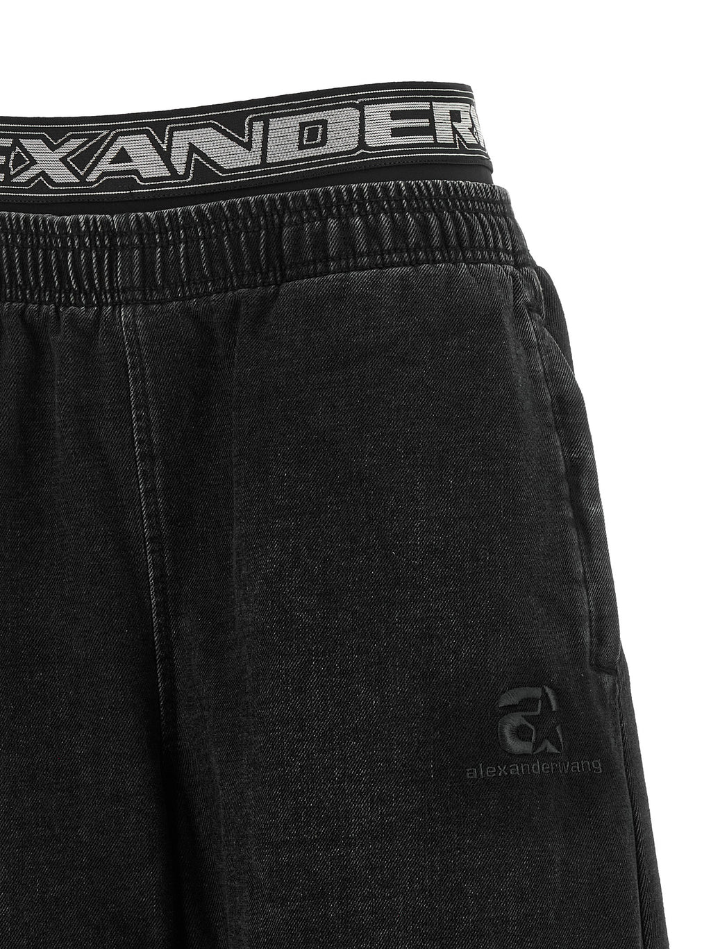 Alexander Wang Black Cotton Relaxed Fit Jeans